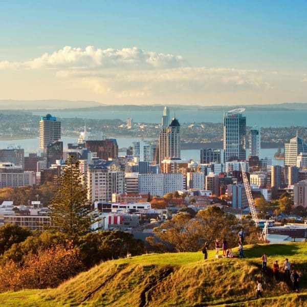 luxury Auckland holidays - skyline and ocean view