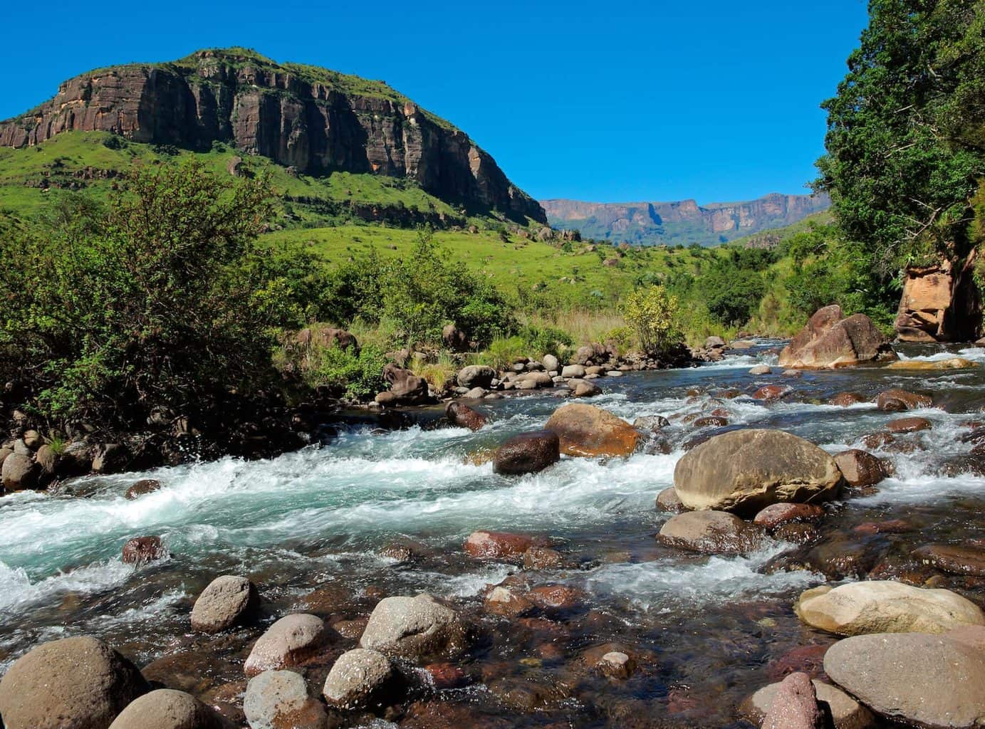 Luxury Durban Holidays river and rocks nature scene
