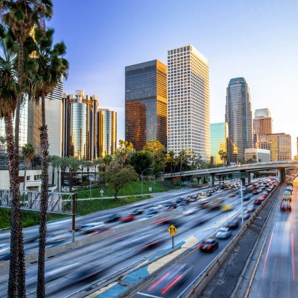 Luxury Holiday to Los Angeles - Road, bridge and sky scapers view