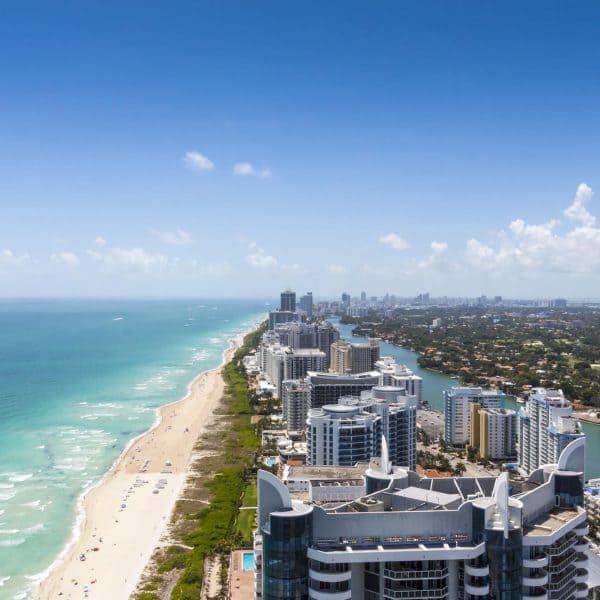Luxury Holiday to Miami - View of the beach and St Regis Bal Harbour