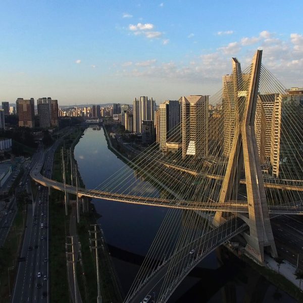 Luxury Holidays to Sao Paulo - river, bridge and skyline shot