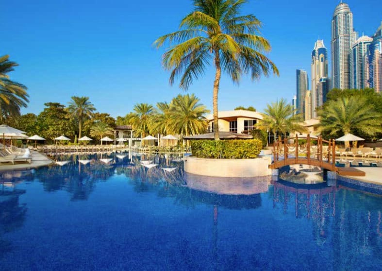 Habtoor Grand Resort Dubai pool view