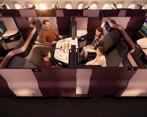 Qatar Airways Business Class Travel Airline Seating