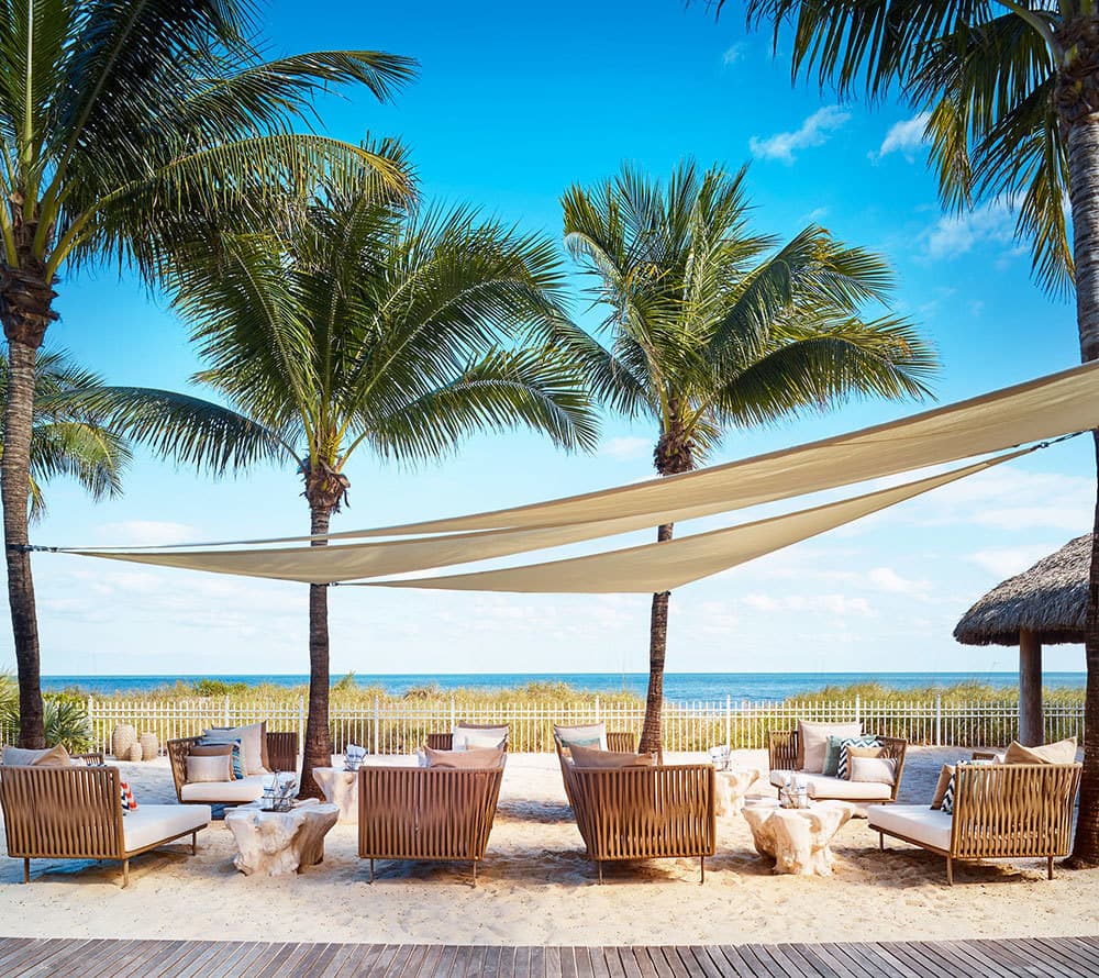 ritz carlton Miami Offer beach and hammocks