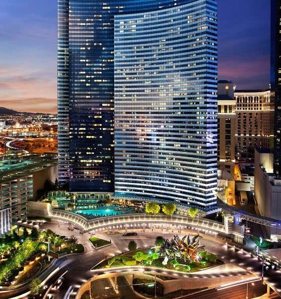 Vdara Las Vegas Offer Pool and Glass Building view