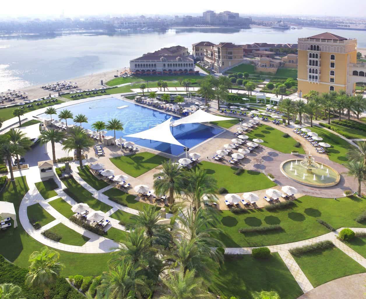 Ritz-Carlton Abu Dhabi Grand Canal Ariel View