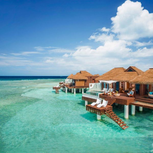 Sandals Royal Caribbean Jamaica Offer Over sea bungalow and ocean view