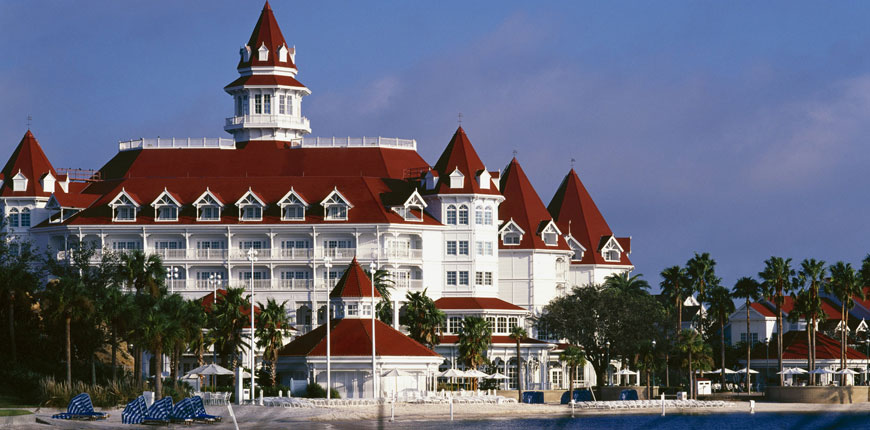 View of the exterior at Disney Grand Floridian