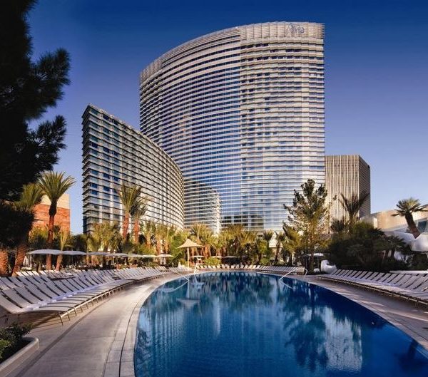 Exterior view of the ARIA Hotel Las Vegas