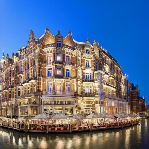Exterior of De L Europe Amsterdam in The Netherlands