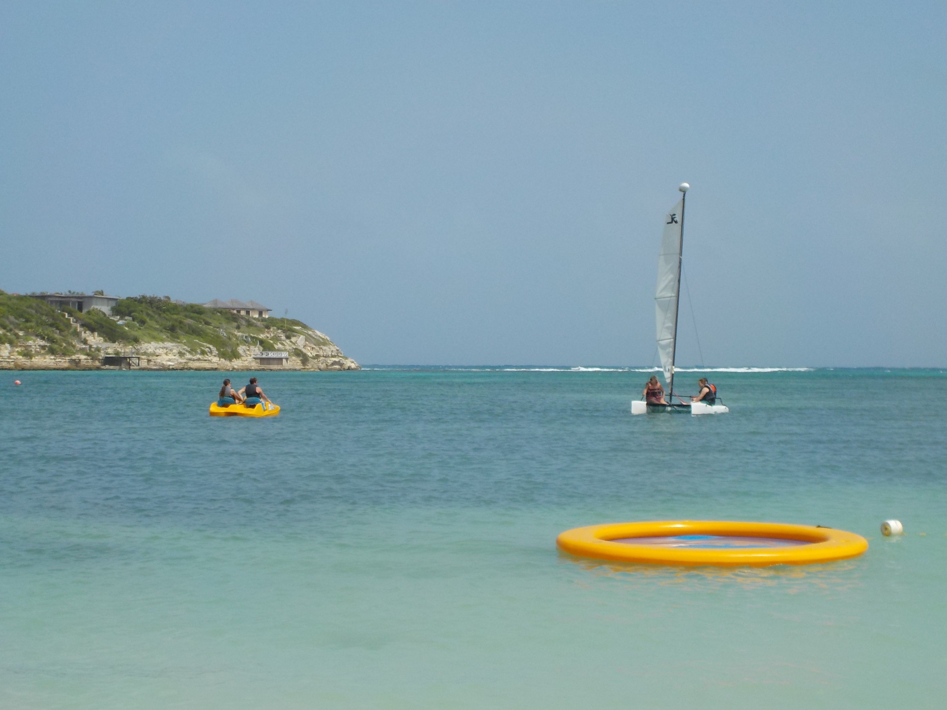 Water sports on Lover's Beach at The Verandah Resort in Antigua