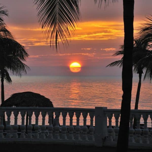 Sunset view at Paradisus Varadero in Cuba