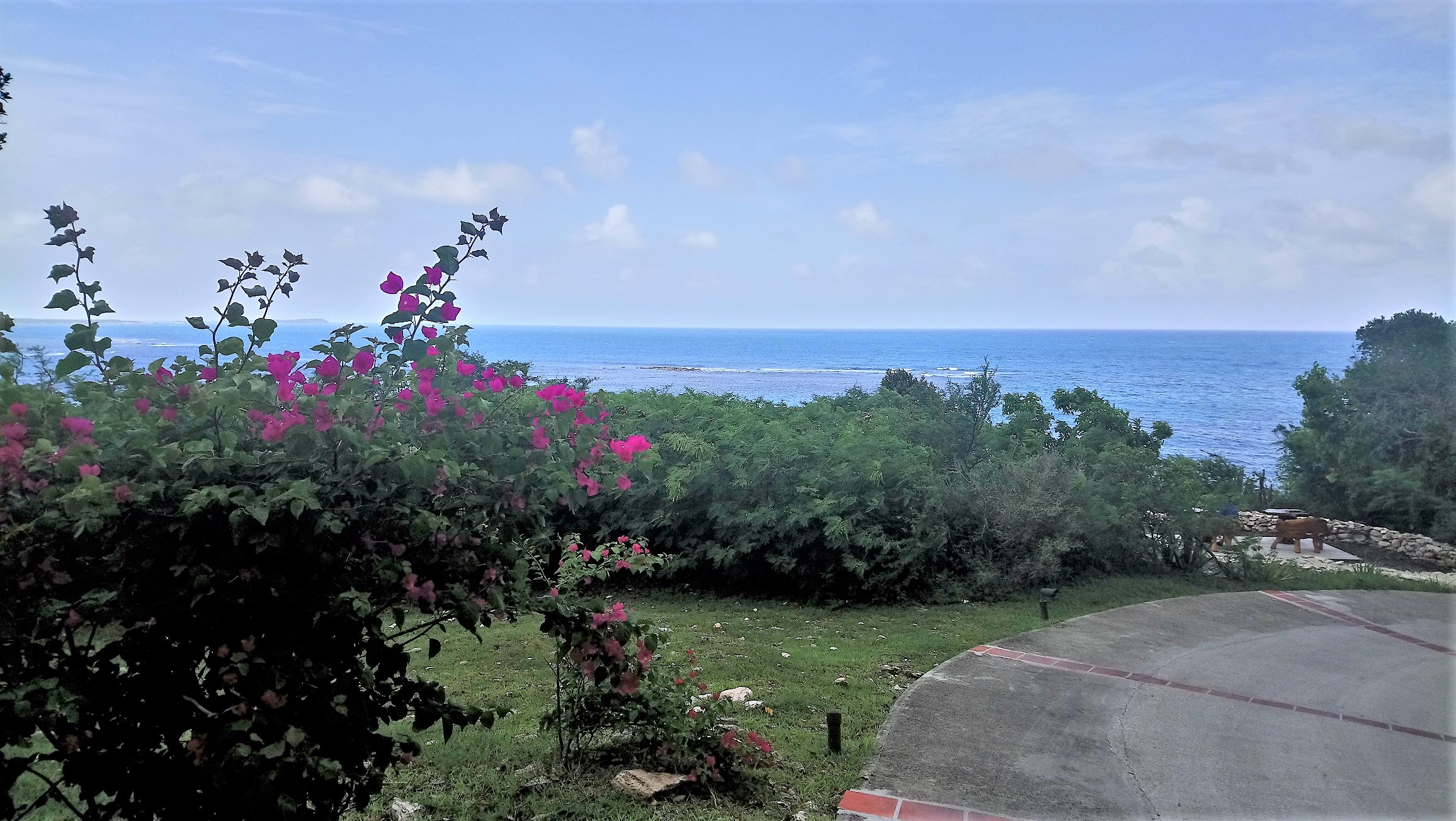 The view from the top of the hill at The Outhouse in Pineapple Beach Club Antigua