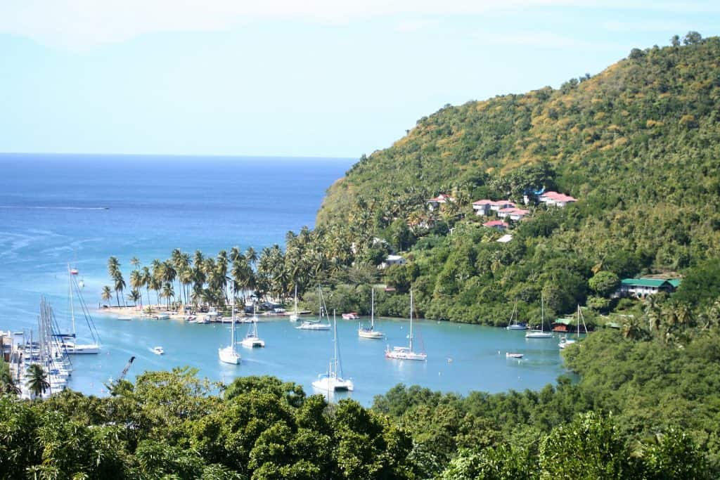 Island view of St Lucia - Top Destinations Travel Blog
