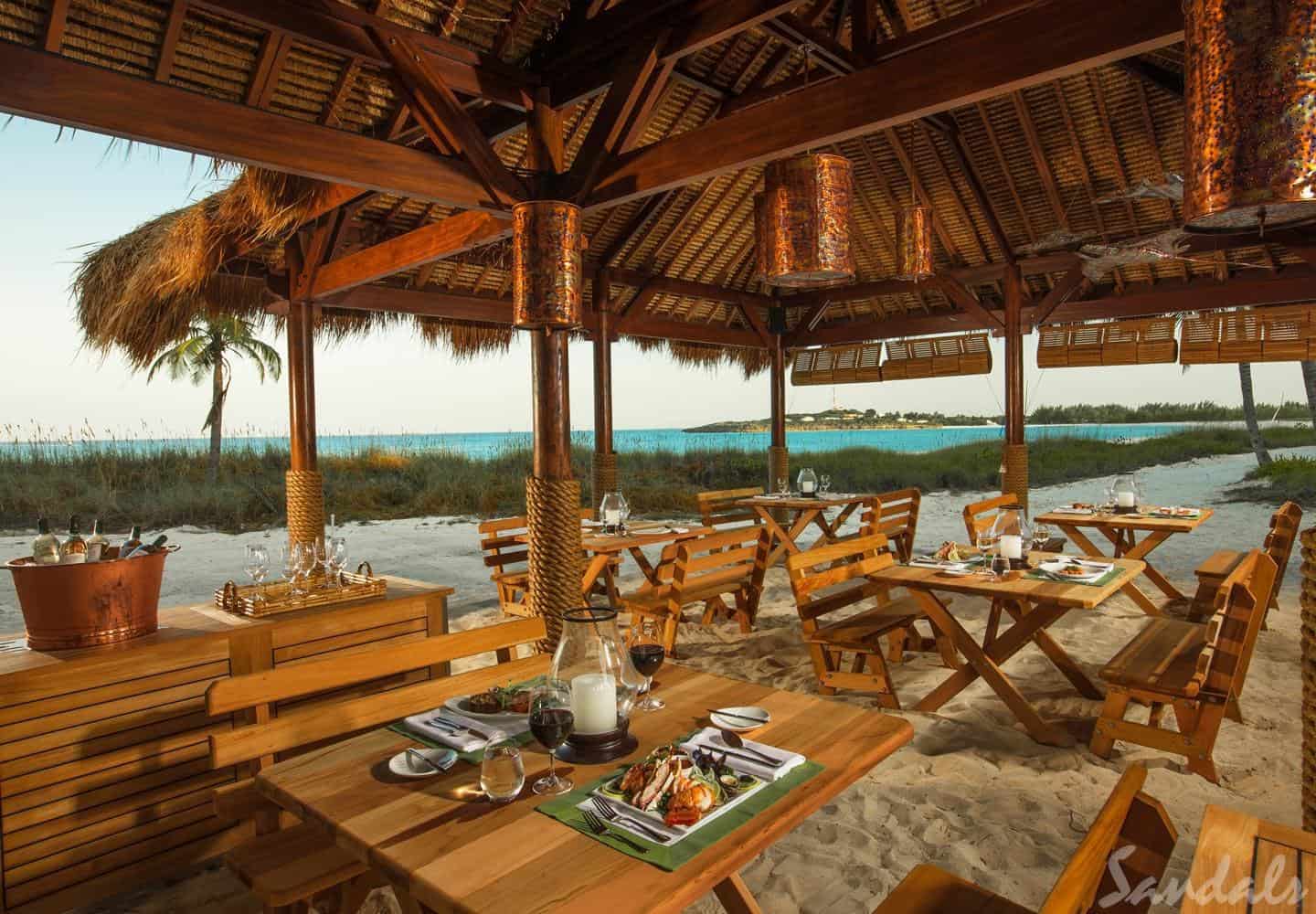 Restaurant at Sandals Emerald Bay, Great Exuma Bahamas